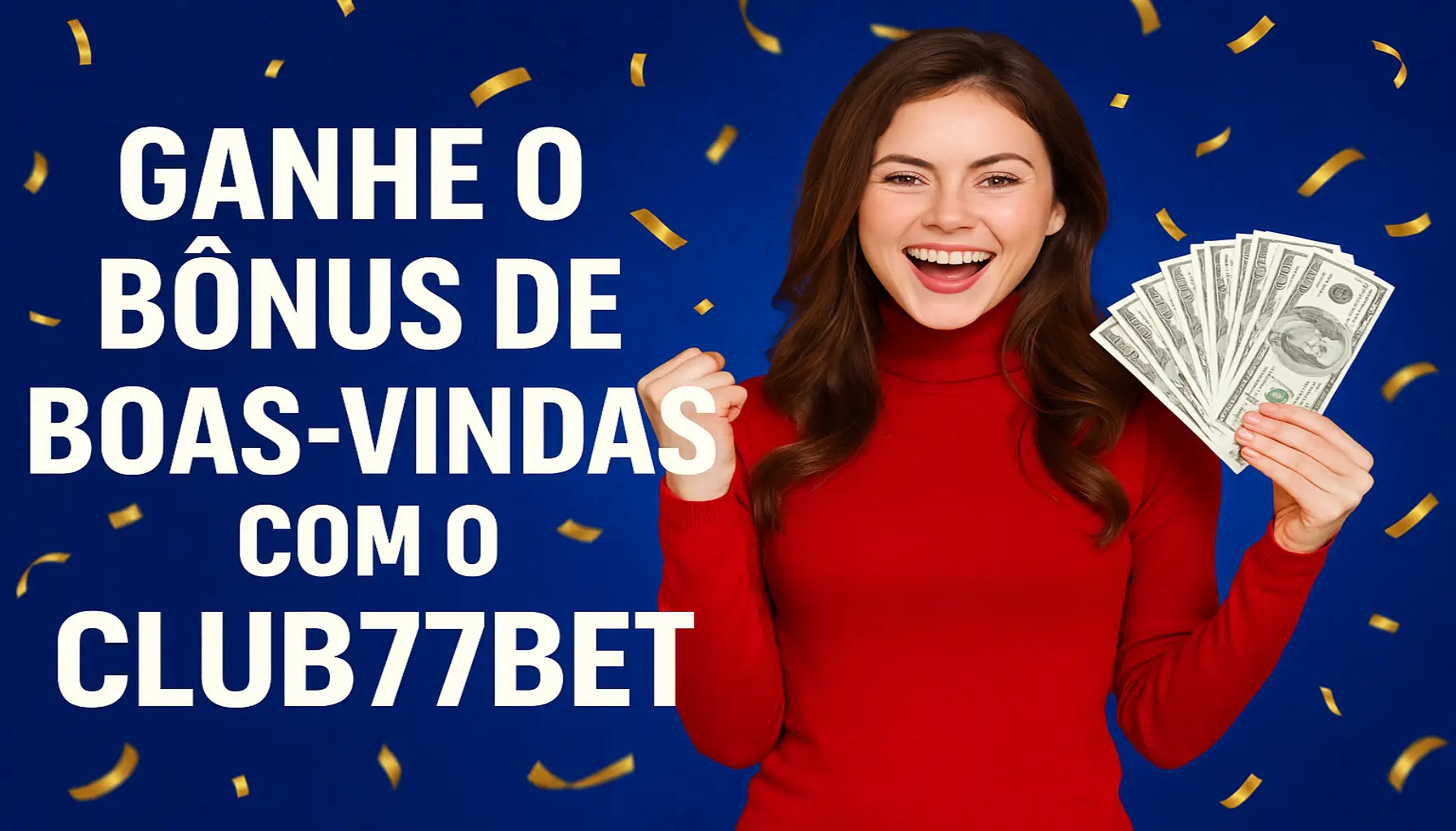 Criar uma nova Conta no plataforma CLUB77BET